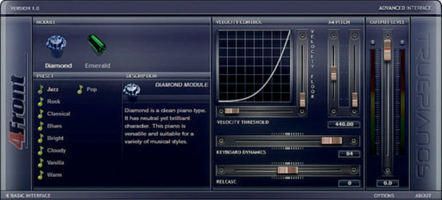 Each model comes with a bank of presets – just one of the many features